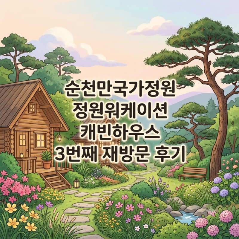 순천만국가정원 숙소 추천｜정원워케이션 캐빈하우스 2박 3일 재방문 후기