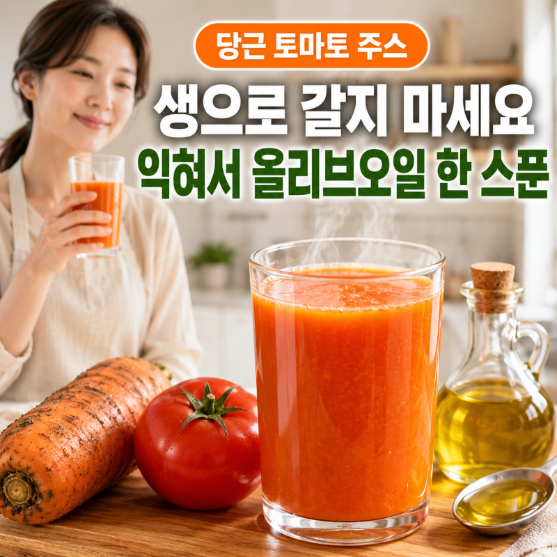당근 토마토 주스 만드는 법 흙당근 보관법