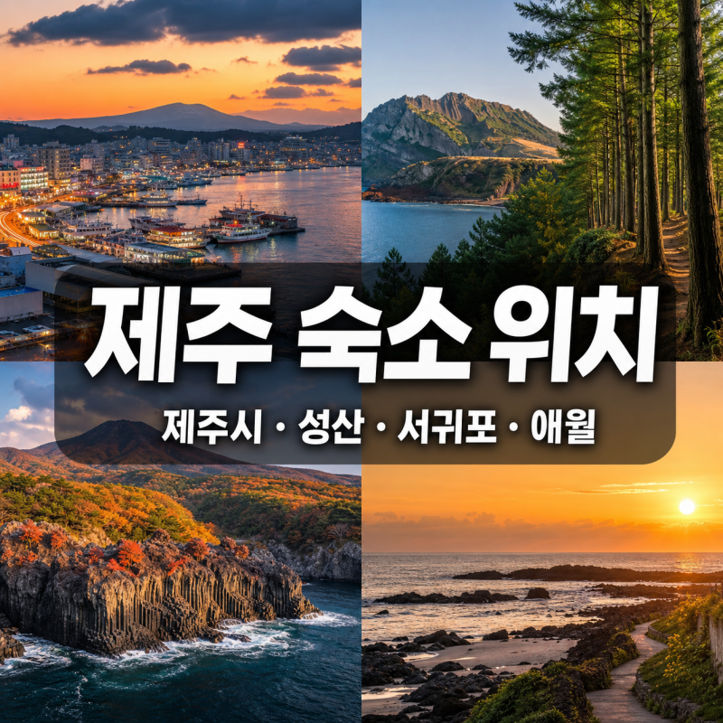 Choosing Jeju Island Accommodation by Area: Jeju City, Seongsan, Seogwipo, Aewol - Where to Stay? (2026)