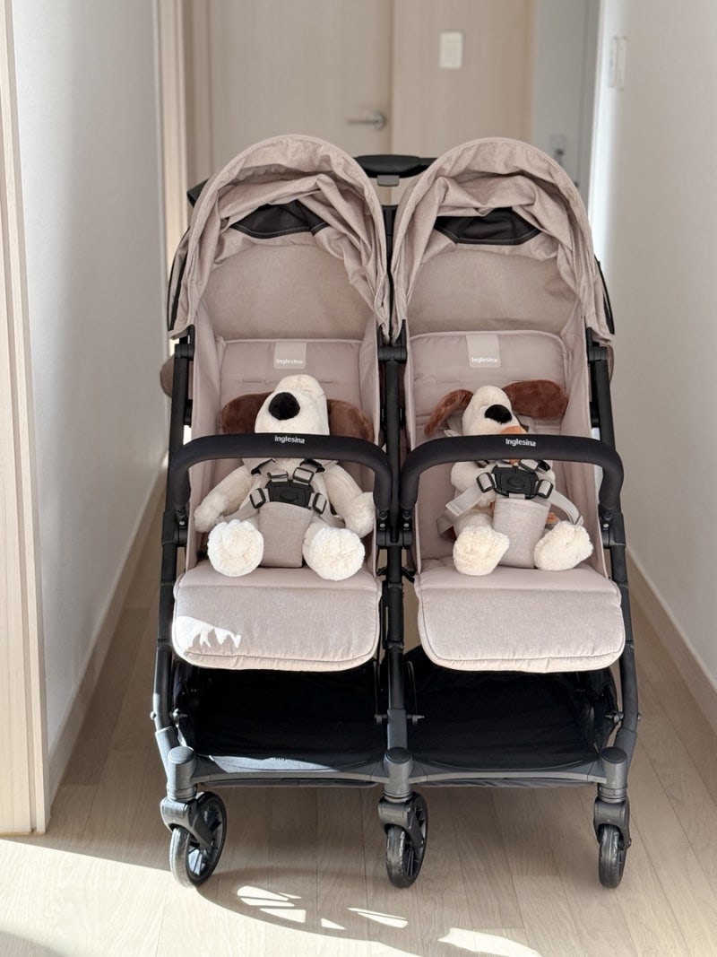 잉글레시나 트윈스케치 유모차 장점 쌍둥이 100일부터 사용 후기