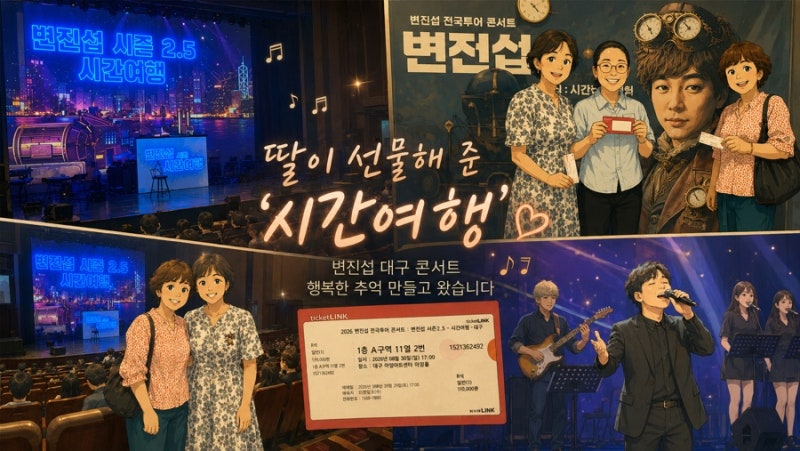 딸이 선물해 준 ‘시간여행’