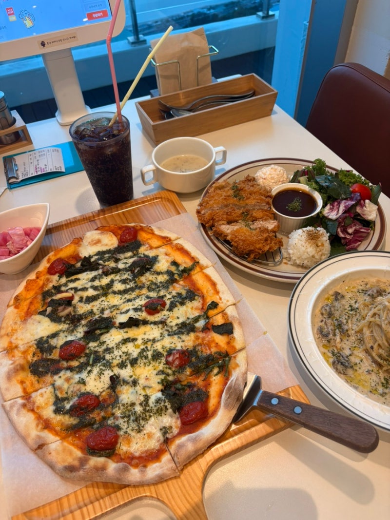 [부산 사하구 다대포 맛집] 다대포해수욕장 근처 뷰 좋은 레스토랑 ‘살롬: 편안한 식탁’ 오....