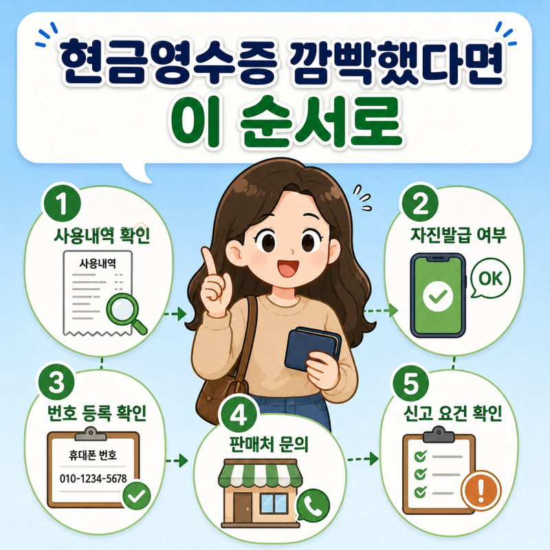 현금영수증 발급 안 했을 때 나중에 등록하는 법｜홈택스에서 가능한 경우