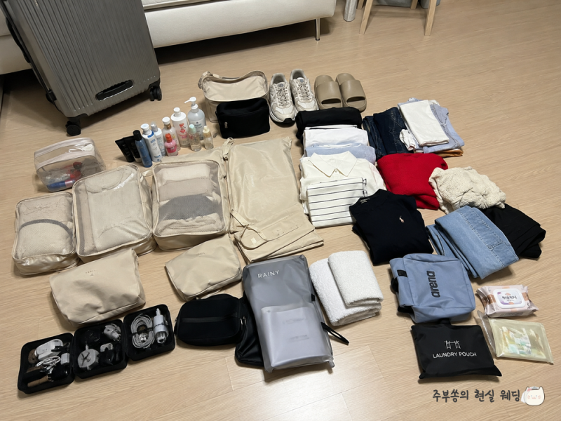 여행 짐 싸는 법, 캐리어 정리 압축 파우치로 깔끔하게 싸는 꿀팁