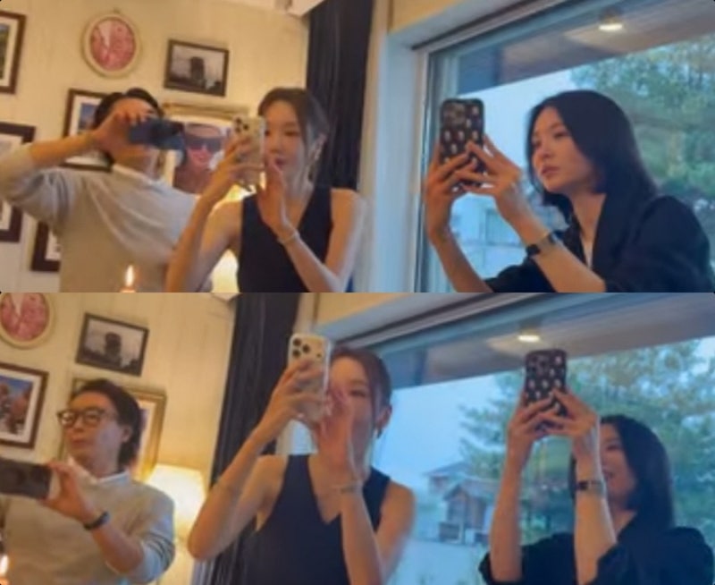 엄정화 와인파티 송혜교 고현정 강민경 총출동