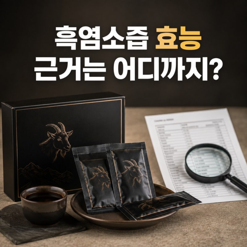 흑염소즙 효능, 기력·빈혈에 좋다는 말은 어디까지 맞나? 단백질·철분과 고르는 법
