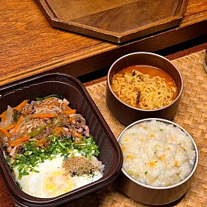 본죽 비빔밥 추천! 불고기낙지비빔밥 + 야채죽 포장 후기