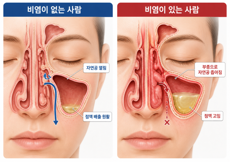 급성 부비동염과 만성 부비동염 증상 원인 차이 치료법까지