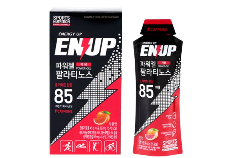 라이딩 후반, 힘이 떨어지기 전에 채운다 - ENUP 파워젤 팔라티노스 카페인