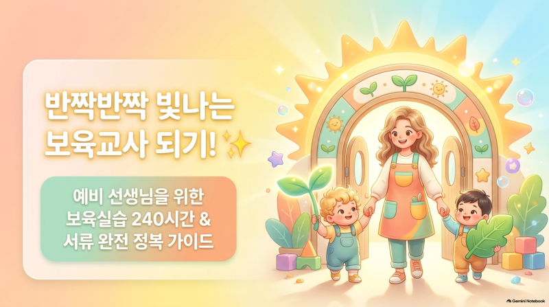 [보육교사 자격증 취득기] 2급·1급 전망, 취득 방법부터 실습 서류 A to Z (feat. 제4차 표준보육....