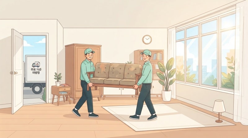 폐가구 무료수거? 현실적인 처리 방법과 비용 절약, 이사할 때 꿀팁! 1인 가구를 위한 앱 활용....