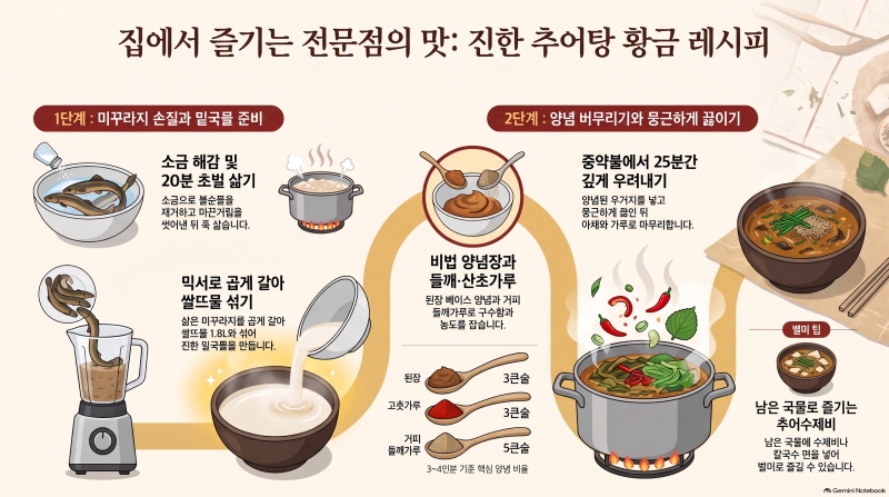 추어탕 레시피