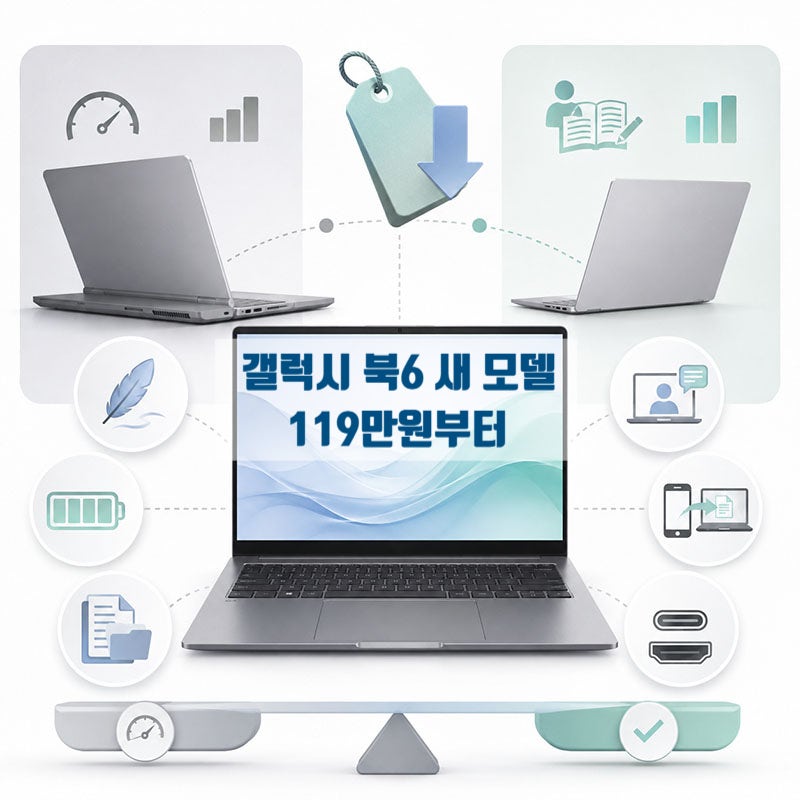갤럭시 북6 새 모델 119만원부터, 가격 낮추고 달라진 것은