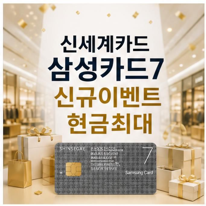 신세계백화점카드 추천, 이마트 삼성카드7 혜택 설명과 이용 후기