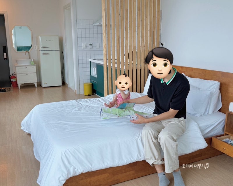 6개월 아기와 강릉여행 숙소 사천진 오롯한 펜션