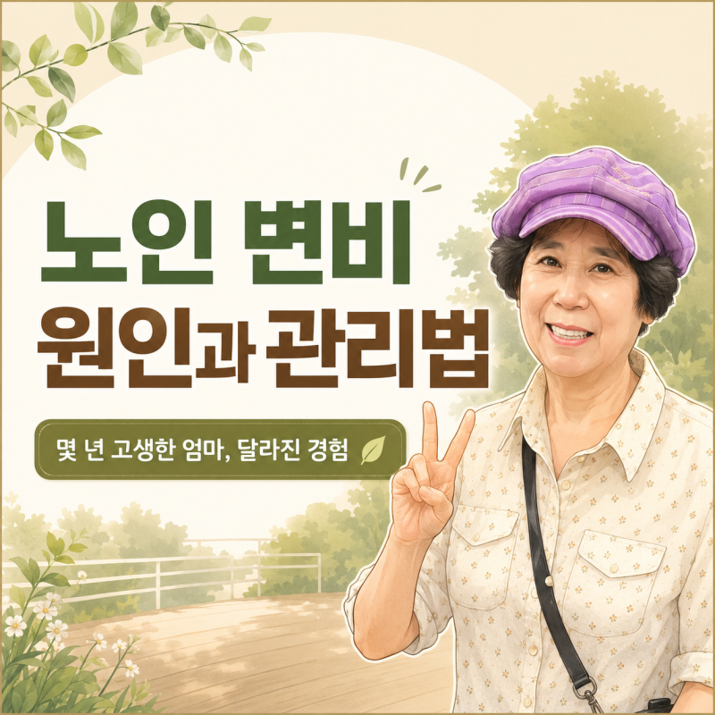 노인 변비 원인과 관리법｜몇 년 고생한 엄마의 배변이 달라진 경험