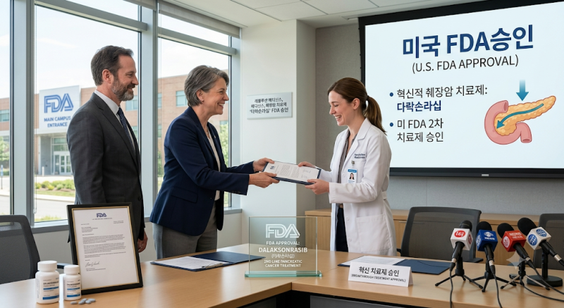 [속보] "생존 기간 2배 연장" 췌장암 신약 FDA 승인! 19조 시장 싹쓸이할 K-바이오 대장주는?