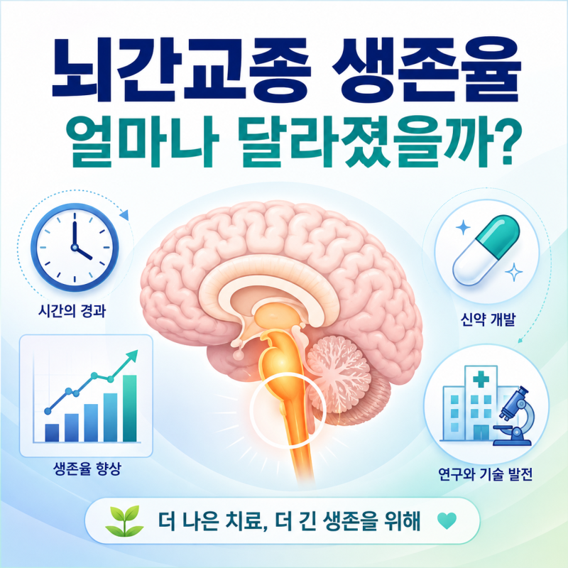 뇌간교종 생존율 얼마나 될까? 완치 가능성과 최근 치료 변화