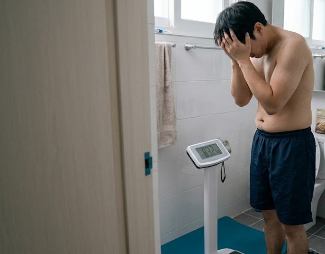 "뱃살 싹 걷어내고 옷핏 살려주는" 가장 빠르고 요요 없는 남자 체지방률 감량 꿀팁