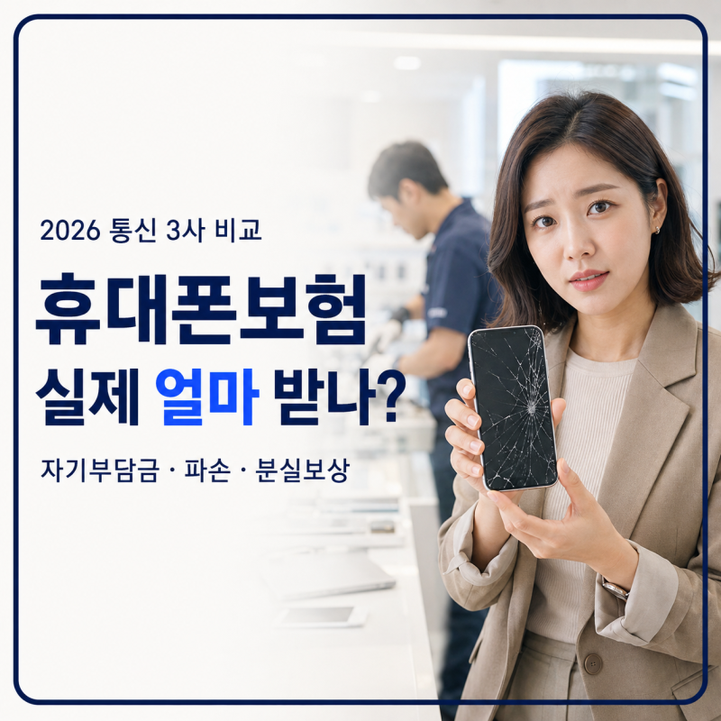 통신 3사 휴대폰 분실·파손보험 총정리, 수리비 70만 원 나오면 실제 얼마 받을까?!