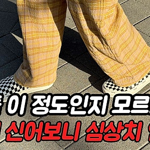 반스가 클로그를 만들면 이런 느낌 - 어센틱 폼 뮬 체커보드 비주류지만 만족해요