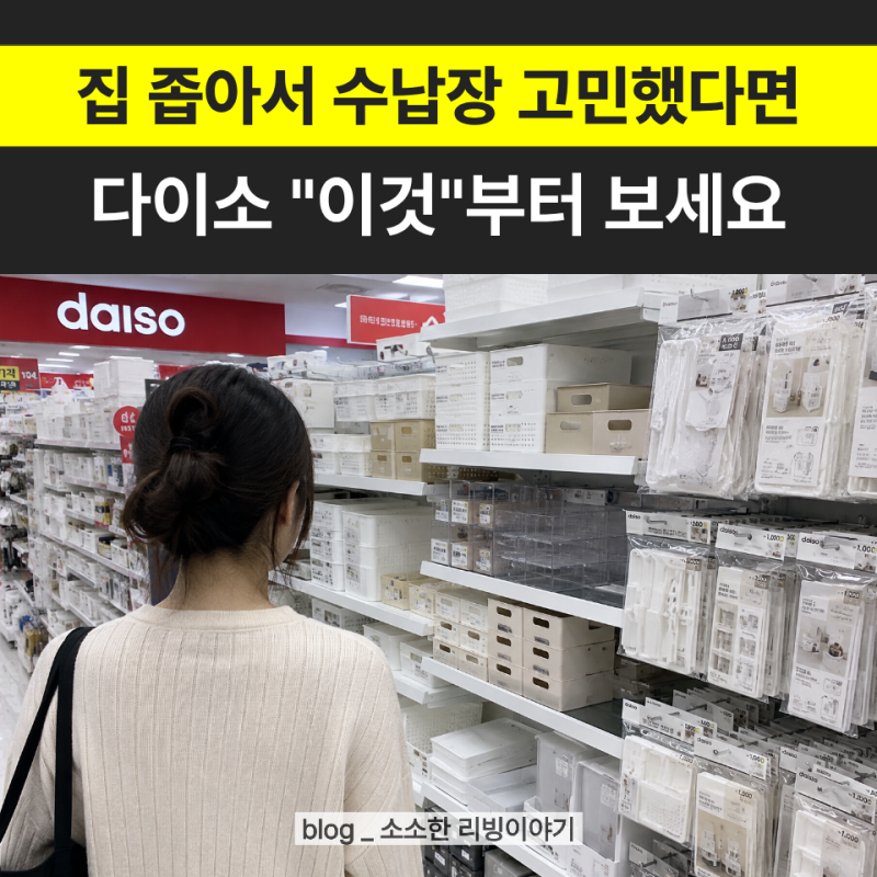 "수납장 하나 더 살 뻔했네" 공간 아껴주는 다이소템 BEST3