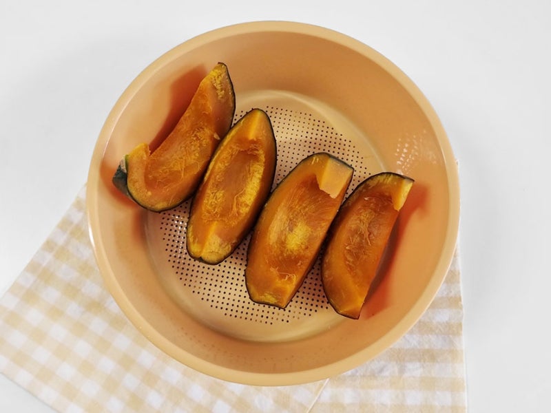 큰 단호박 전자레인지 찜 찌는법 단호박 쪄서 냉동 보관 방법