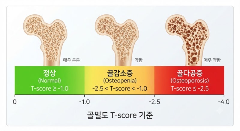 뼈 건강 챙기려다 병원비 폭탄? 골다공증 T-score 기준부터 비급여 실비 청구하기
