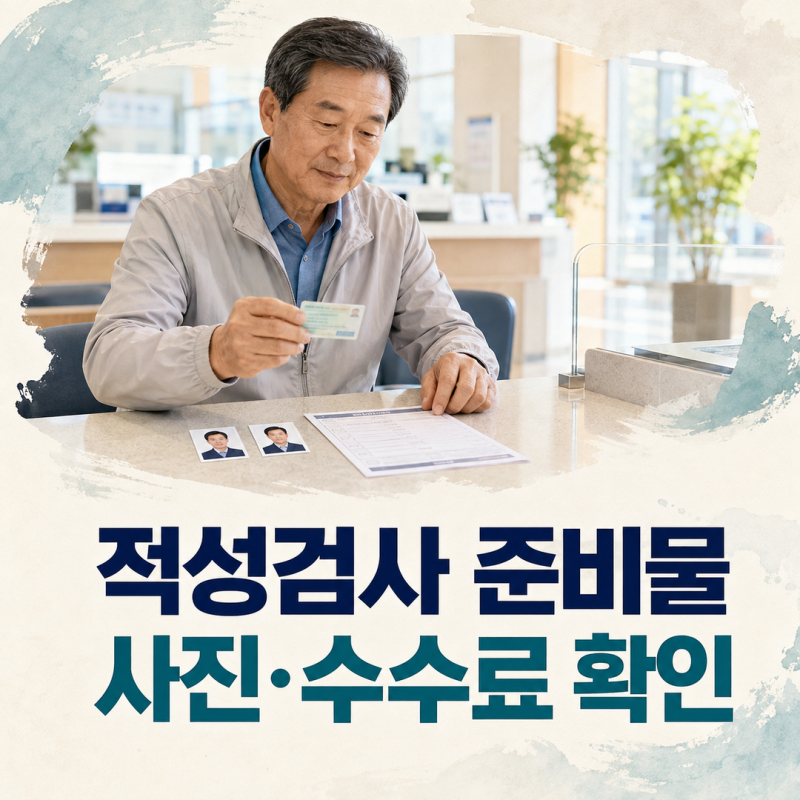 운전면허 적성검사 준비물 무엇을 챙길까｜사진·건강검진·수수료·신청장소