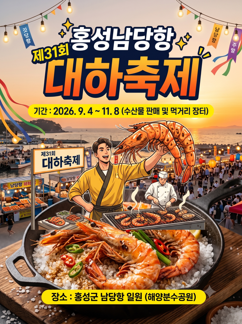 홍성남당항 대하축제 200% 즐기는 완벽 꿀팁!