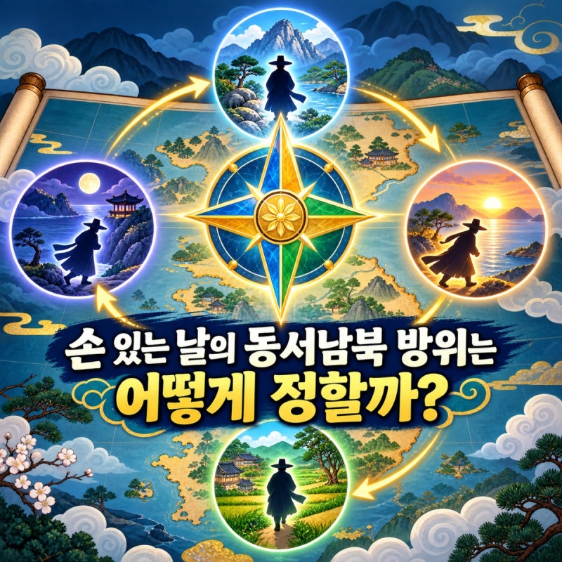 손 있는 날의 동서남북 방위는 어떻게 정할까?