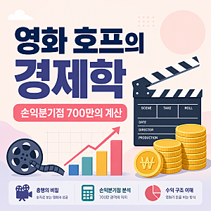 영화 호프 손익분기점, 왜 700만일까 — 제작비 600억의 경제학 (왕과 사는 남자 비교)