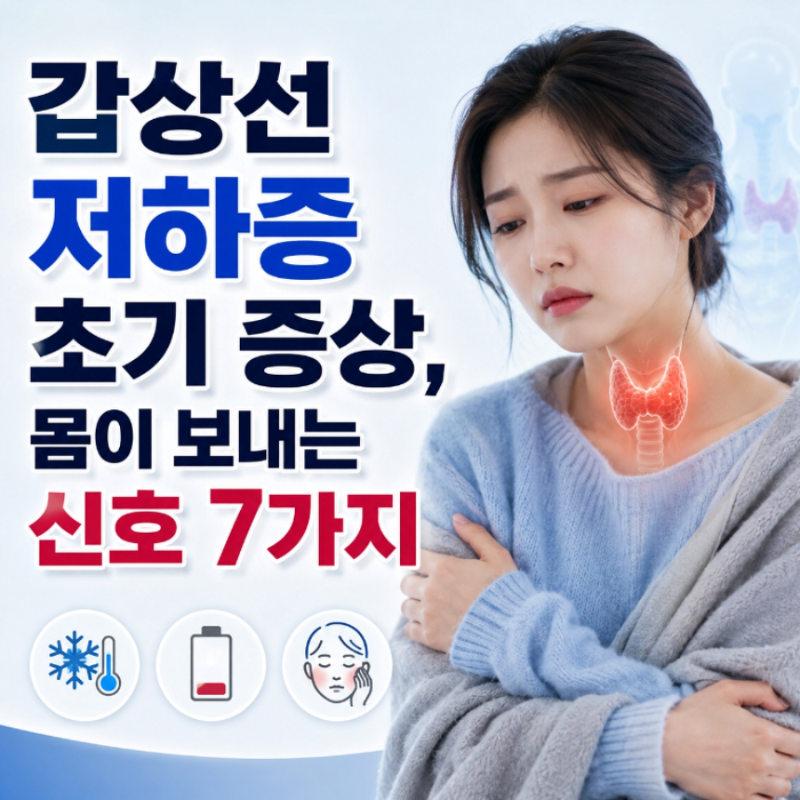 갑상선 저하증 증상 및 원인 갑상선 기능 저하증