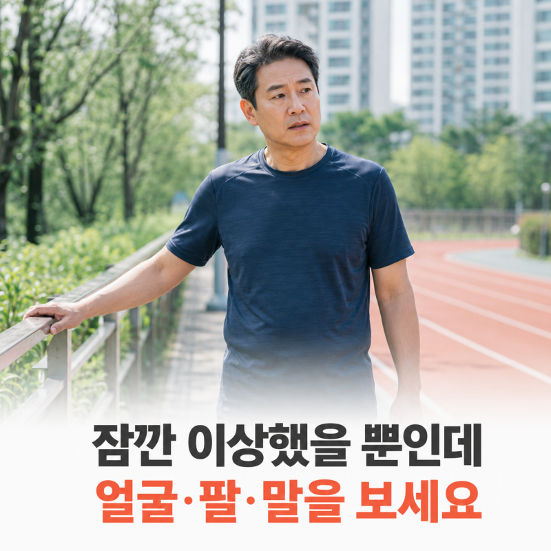 “멀쩡히 운동하다 갑자기 쓰러졌다고?” 50대 뇌경색 전조증상 놓치면 안 될 5가지