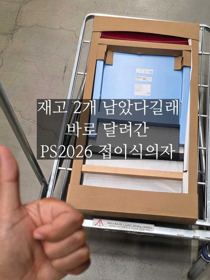 IKEA PS 2026 접이식의자 이케아 기흥점 재고 2개 중 1개 구매 후기 재고 확인 정보