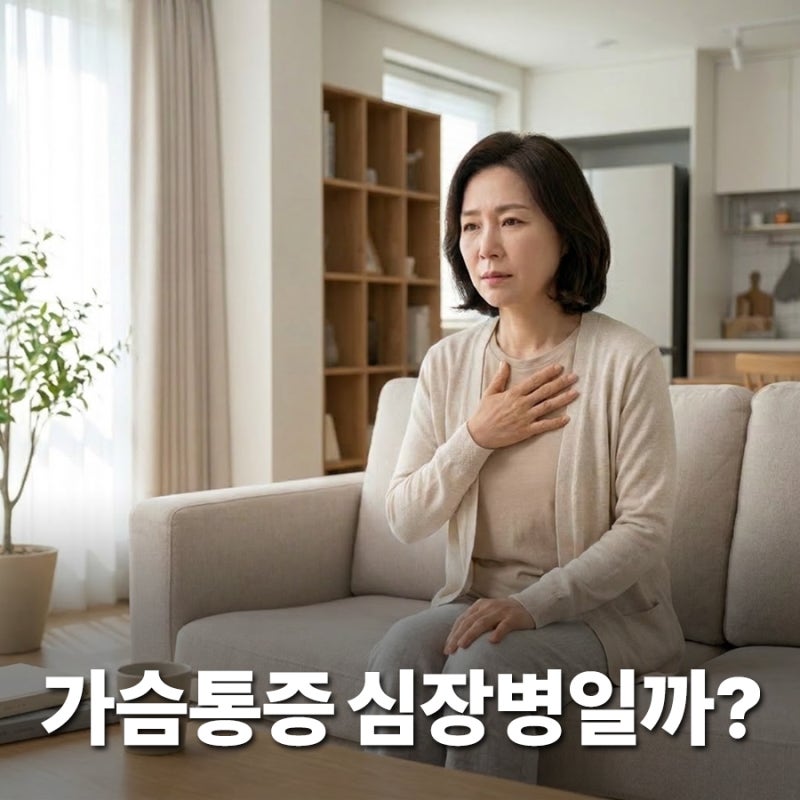 가슴 한가운데 콕콕 찌르는 통증, 심장병과 늑연골염 구별하는 팩트체크