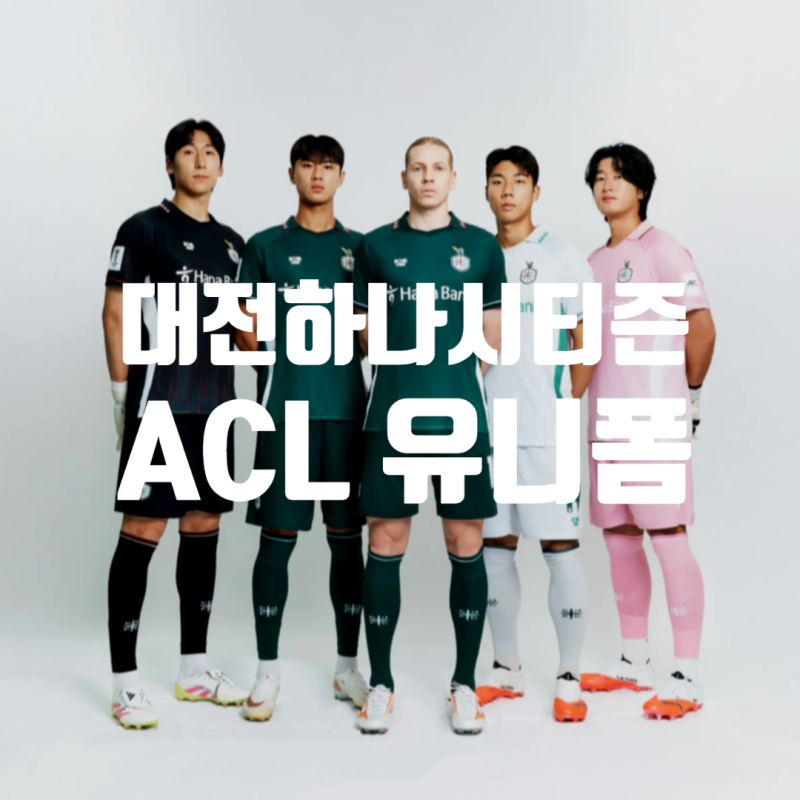 대전하나시티즌 2026-27 ACL 유니폼 공개