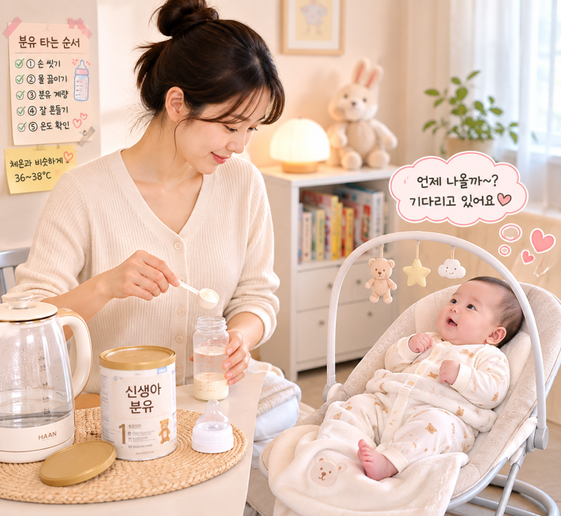 아기분유 분유타는법 아기분유추천 장점