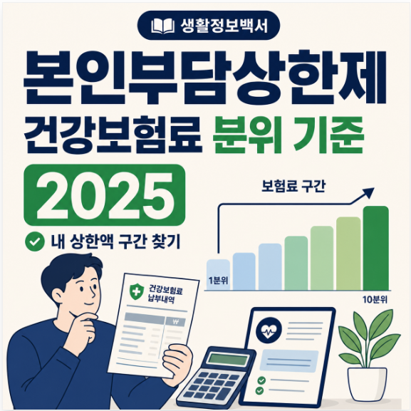 본인부담상한제 건강보험료 분위 기준｜2025 직장·지역 상한액 찾기