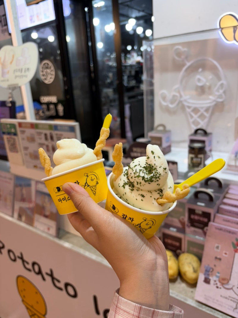 [강릉 중앙시장] 내돈내산 먹거리 추천｜오징어순대·감자아이스크림·순두부아이스크림·도....