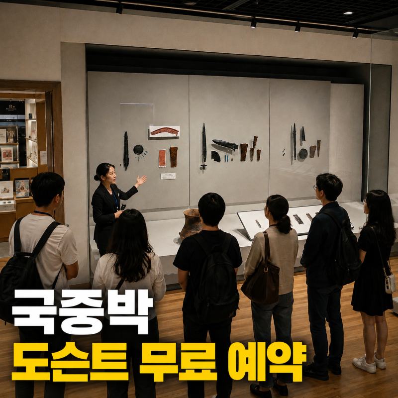 이촌 국중박 도슨트 무료 예약 방법과 해설 시간