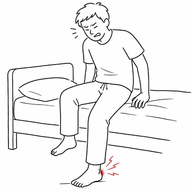 "아침에 첫발 디딜 때 뒤꿈치가 찌릿?" 단순 피로 아닌 아킬레스건염 자가진단법-성수동 정형....