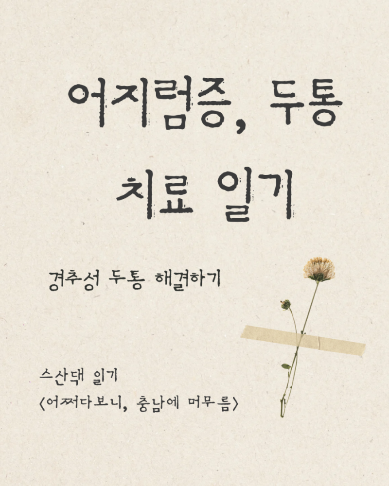 [목디스크] 1. 두통의 원인 찾다가 목디스크 발견, 목MRI 비용/후기(경추성 두통)