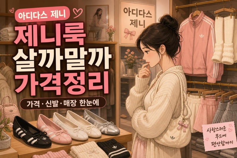 아디다스 제니 콜라보 총정리: 발레 슈즈 가격부터 강남 매장 착용 팁까지