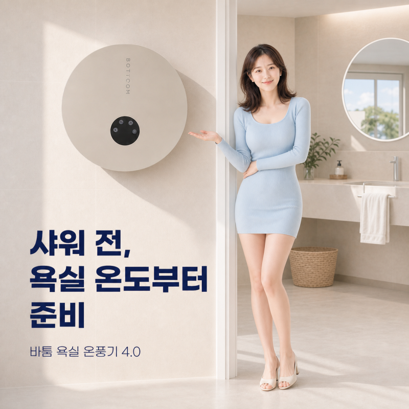 바툼 욕실 온풍기 4.0 가격·전기세·무타공 설치, 화장실 난방기 후기 체크