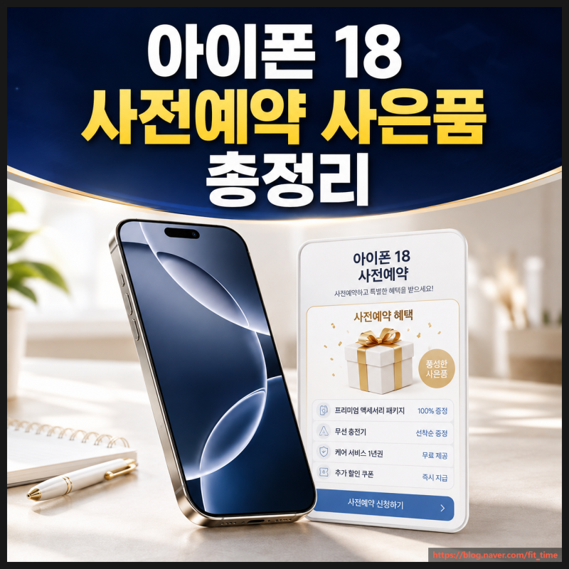 아이폰 18 사전예약 사은품 총정리, 통신사·쿠팡 혜택 비교하고 제일 싸게 사는 법