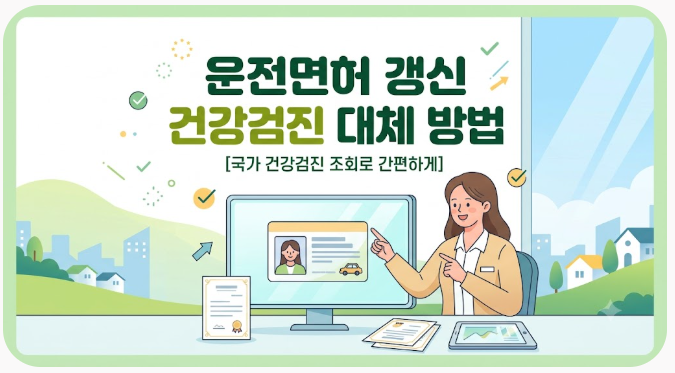 운전면허 갱신 건강검진 대체방법, 따로 검사 받아야 할까?