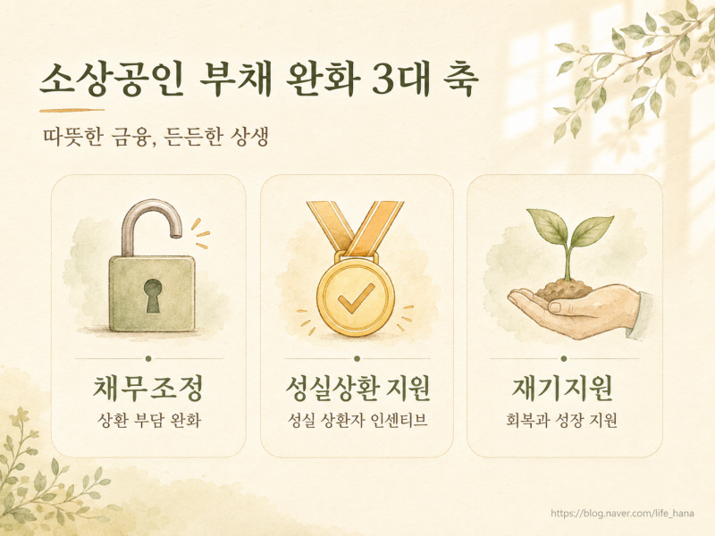 [부채 소각·금리 완화] "154조 원의 무게" 소상공인 취약차주 채무 조정 - 지원 대상부터 신청 ....