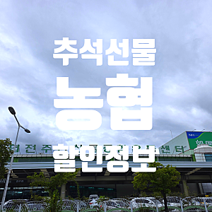 농협 하나로마트 [추석 선물세트 사전예약] 할인 및 주문방법 공유