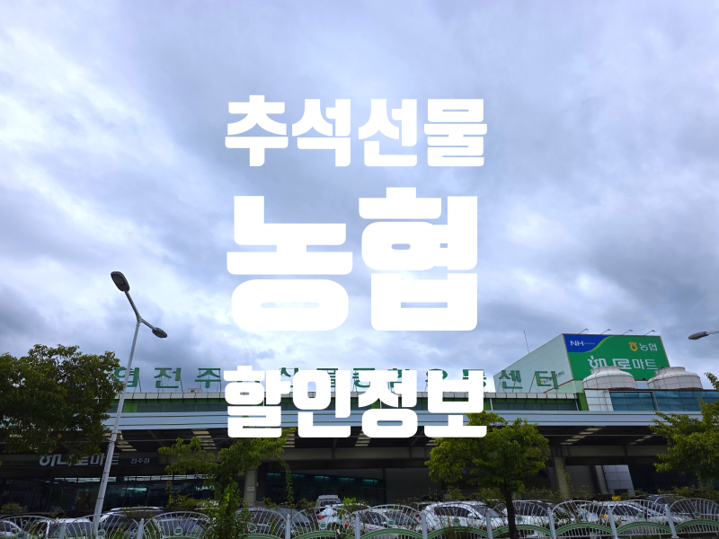 농협 하나로마트 [추석 선물세트 사전예약] 할인 및 주문방법 공유